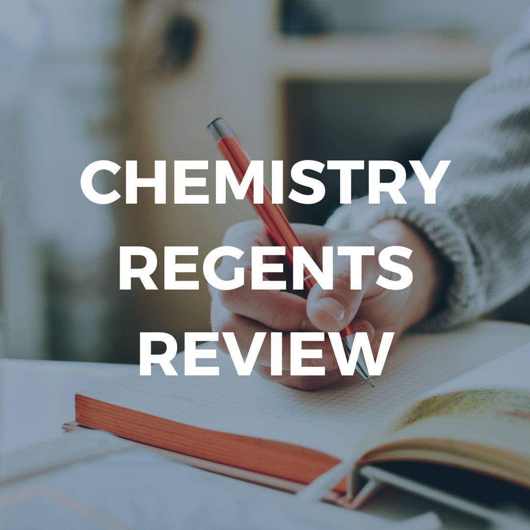 Chemistry Regents Review 2024